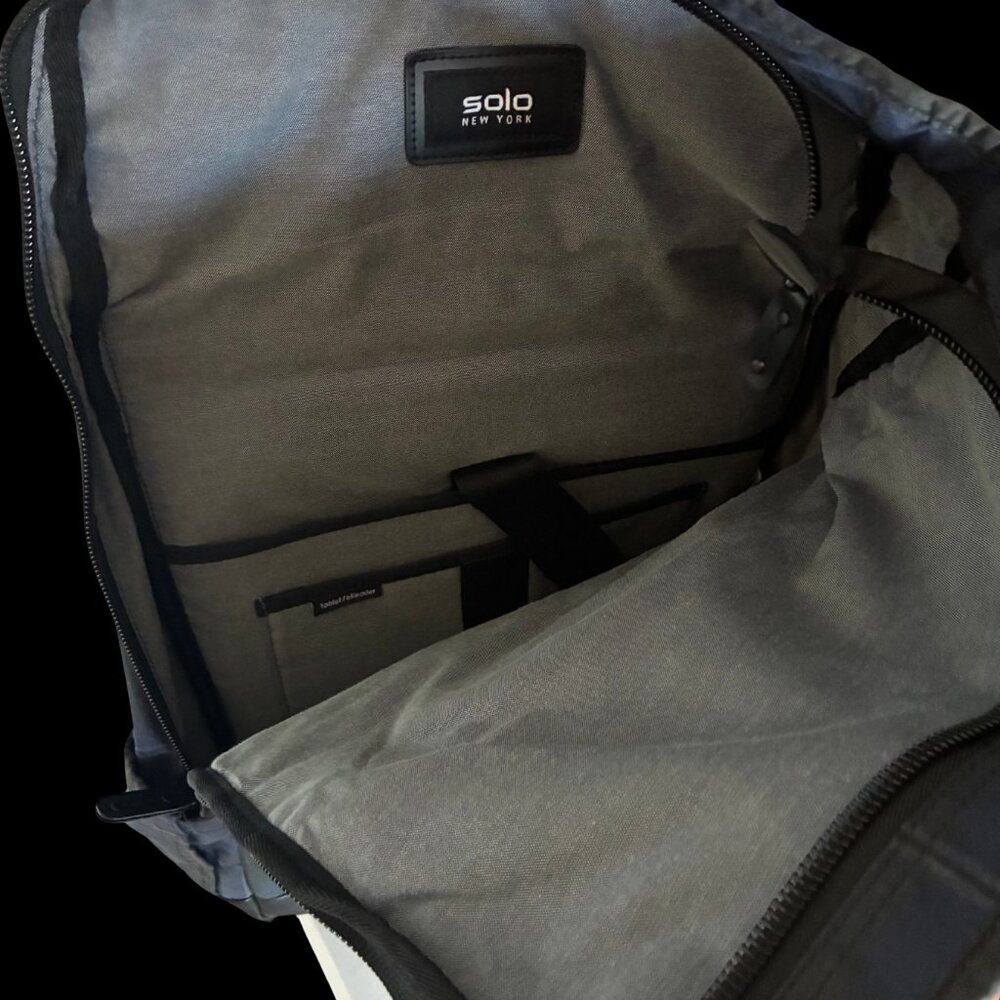 Solo New York Navy & Grey Plaid Backpack - Picture 5 of 5